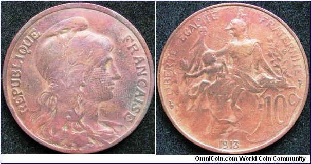 10 Centimes
Bronze