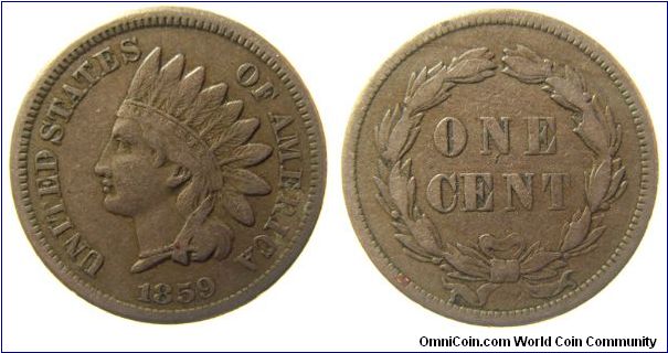 1859 Indian Head Cent