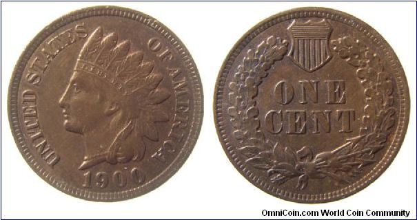 1900 Indian Head Cent