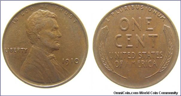 1910 Lincoln Cent