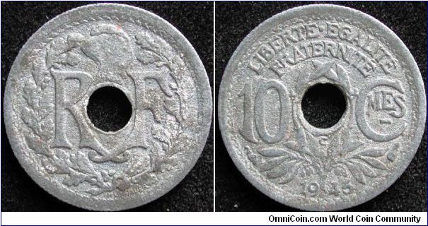 10 Centimes
Zinc
4th Republic
Mintmark C
