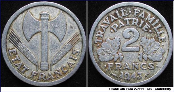2 Francs
Aluminium
Vichy