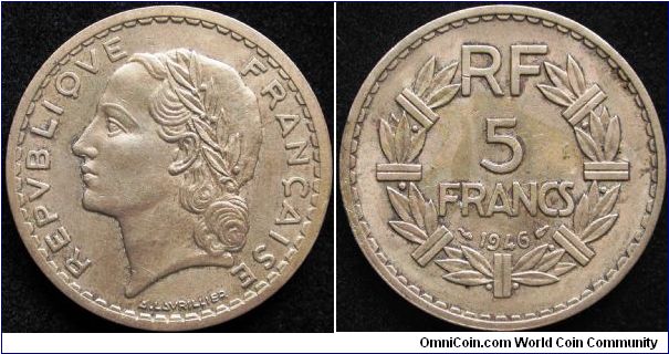 5 Francs
Aluminium bronze