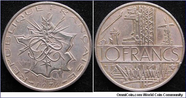 10 Francs
Nickel brass