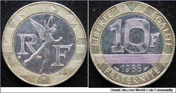 10 Francs
Bi metallic