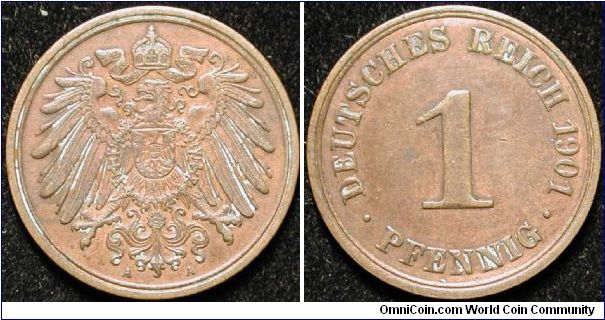 1 Pfennig
Copper
A