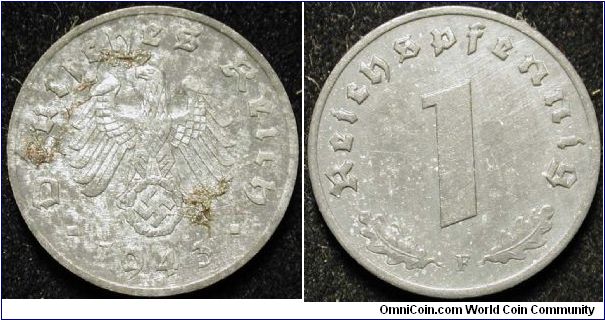 1 Reichspfennig
Zinc
J