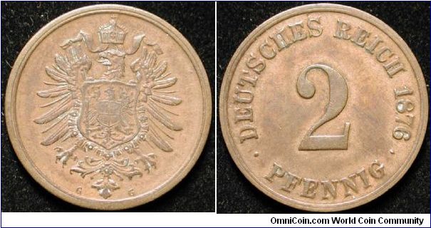 2 Pfennig
Copper
G