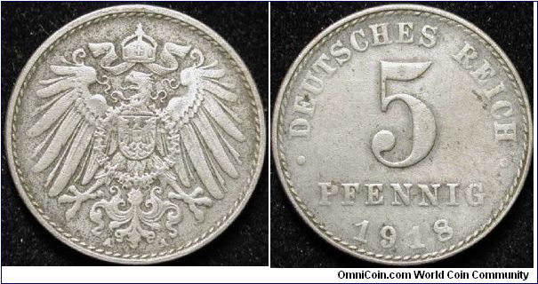 5 Pfennig
Iron
A