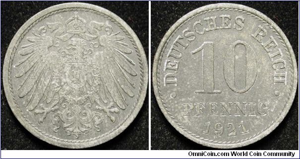 10 Pfennig
Zinc