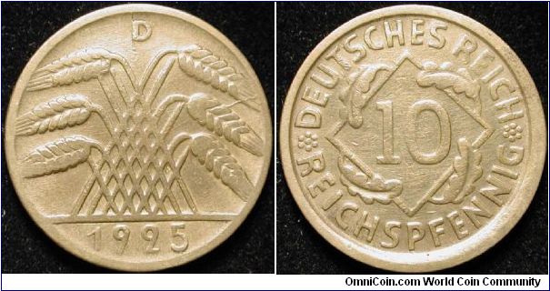 10 Reichspfennig
Aluminium bronze
D