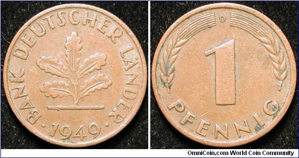 1 Pfennig
Bronze clad steel
D