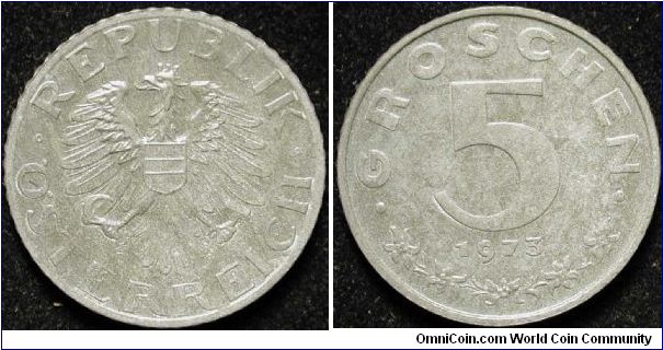 5 Groschen
Zinc