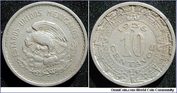 10 Centavos
Cu-Ni