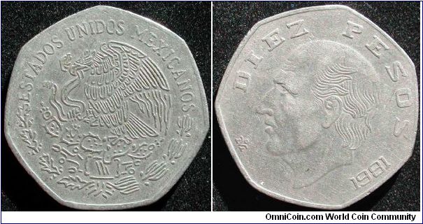 10 Pesos
Cu-Ni