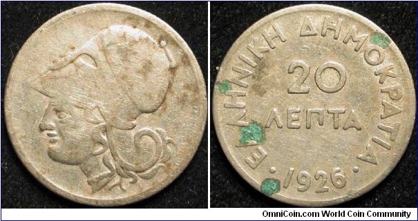 20 Lepta
Cu-Ni