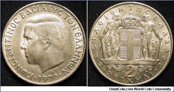 2 Drachmai
Cu-Ni
