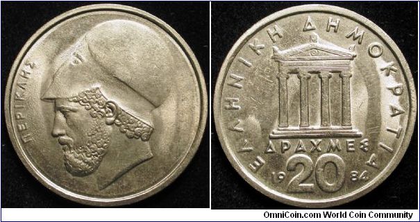 20 Drachmes
Cu-Ni