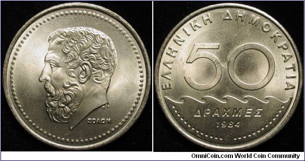 50 Drachmes
Cu-Ni