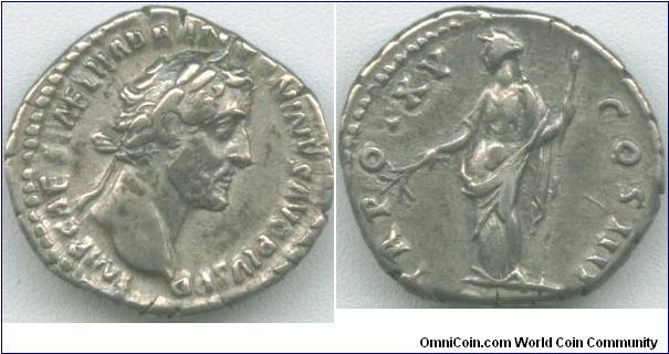 Antoninius Pius (138-161) Denarius
