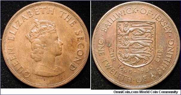 1/12 Shilling
Bronze