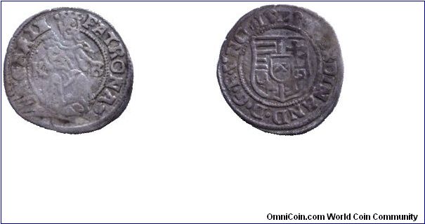 Hungary, 1 denar, 1528, Ag, from King Ferdinand I.                                                                                                                                                                                                                                                                                                                                                                                                                                                                  