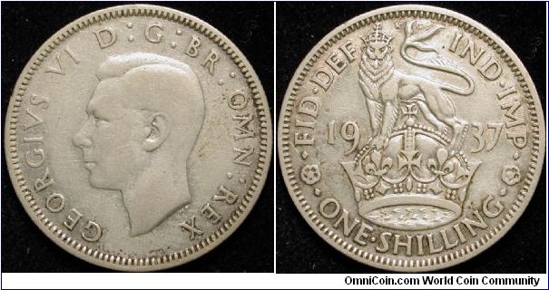 1 Shilling
Ag 500 5.65g