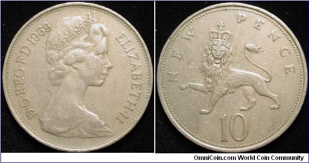 10 New pence
Cu-Ni