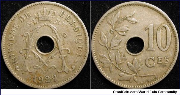 10 Centimes
Cu-Ni
Albert I
French