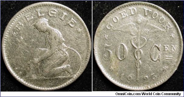50 Centiemen
Nickel
Flemish