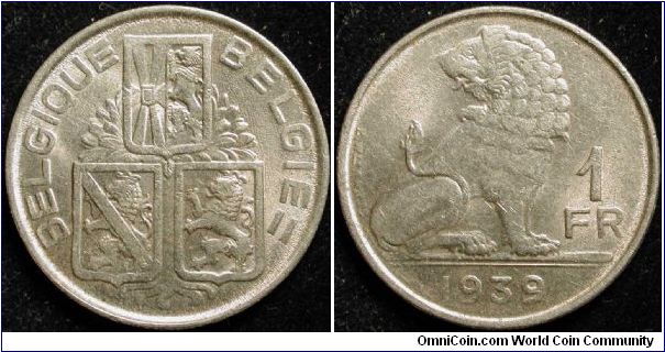 1 Franc
Nickel
French-Flemish