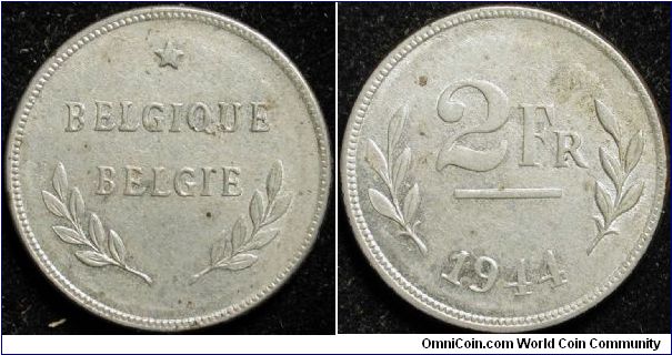 2 Francs
Zinc coated steel
Allied occup. WW II