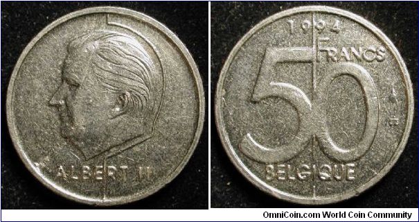 50 Francs
Albert II
French