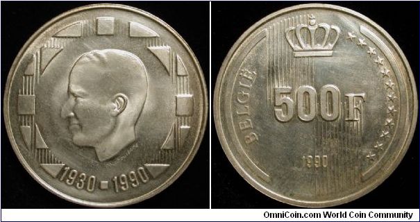 500 Frank
60 years Boudewijn
Flemish