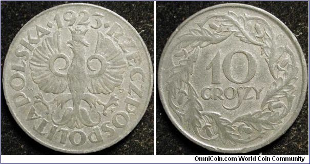 10 Groszy
Zinc
German occup. WW II