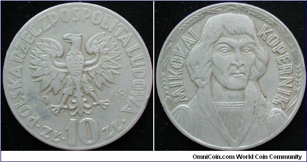 10 Zlotych
Cu-Ni