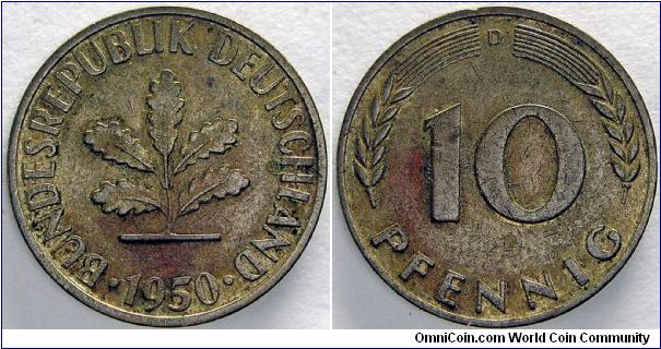 10 Pfennig.                                                                                                                                                                                                                                                                                                                                                                                                                                                                                                         