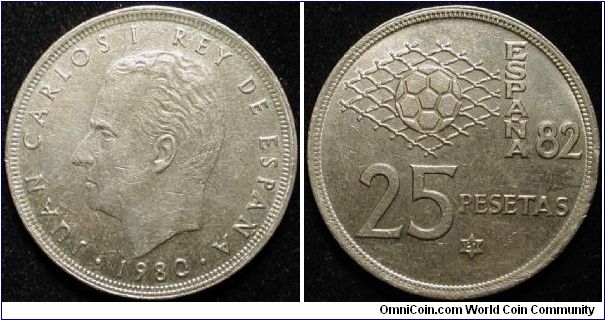 25 Pesetas
Cu-Ni
In fact 1981