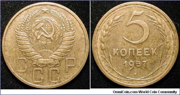 5 Kopeks
Aluminium bronze
U.S.S.R