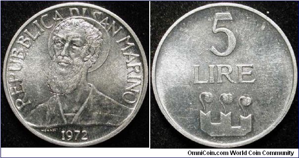 5 Lire
Aluminium