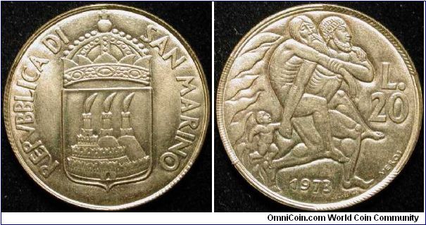20 Lire
Aluminium bronze