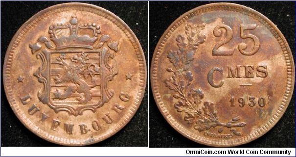 25 Centimes
Bronze