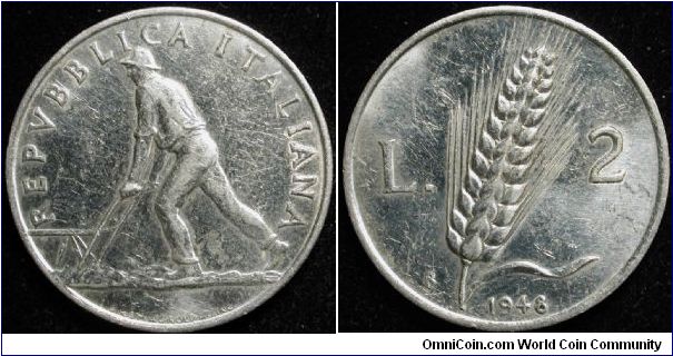2 Lire 
Aluminium