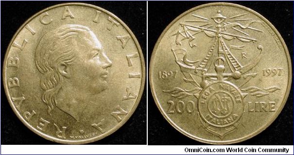 200 Lire
Aluminium bronze