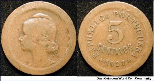 5 Centavos
Bronze