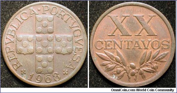 20 Centavos
Bronze