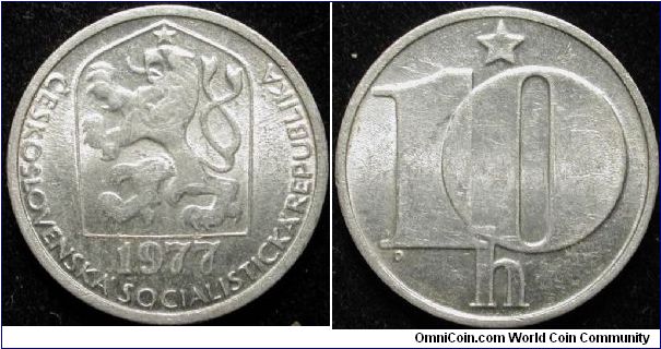 10 Haleru
Aluminium
Czechoslovakia