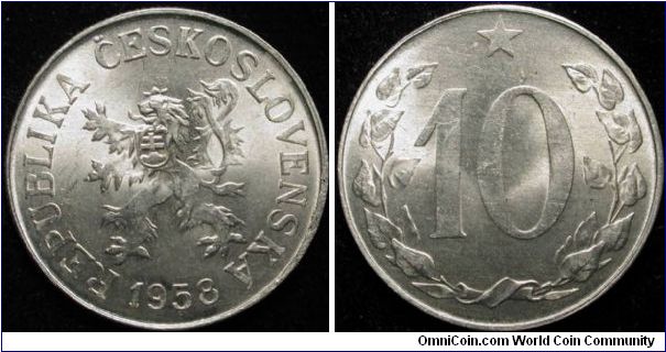 10 Haleru
Aluminium
Czechoslovakia