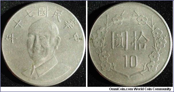 10 Yuan
Cu-Ni