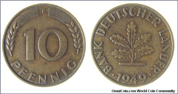 1949 10 pfennig